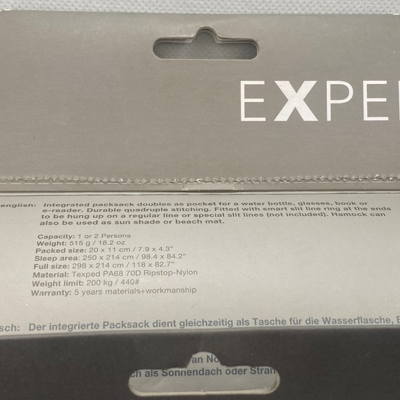 Exped Travel Hammock, Bundle, Multicolor, Set of 2 - Picture 4 of 7